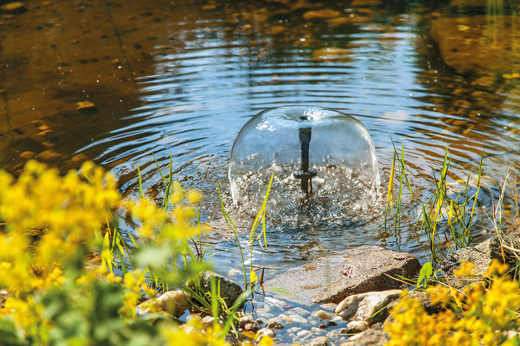 Solar Teichpumpe mit Akku 20W Solarpumpe Gartenteichpumpe Teich esotec