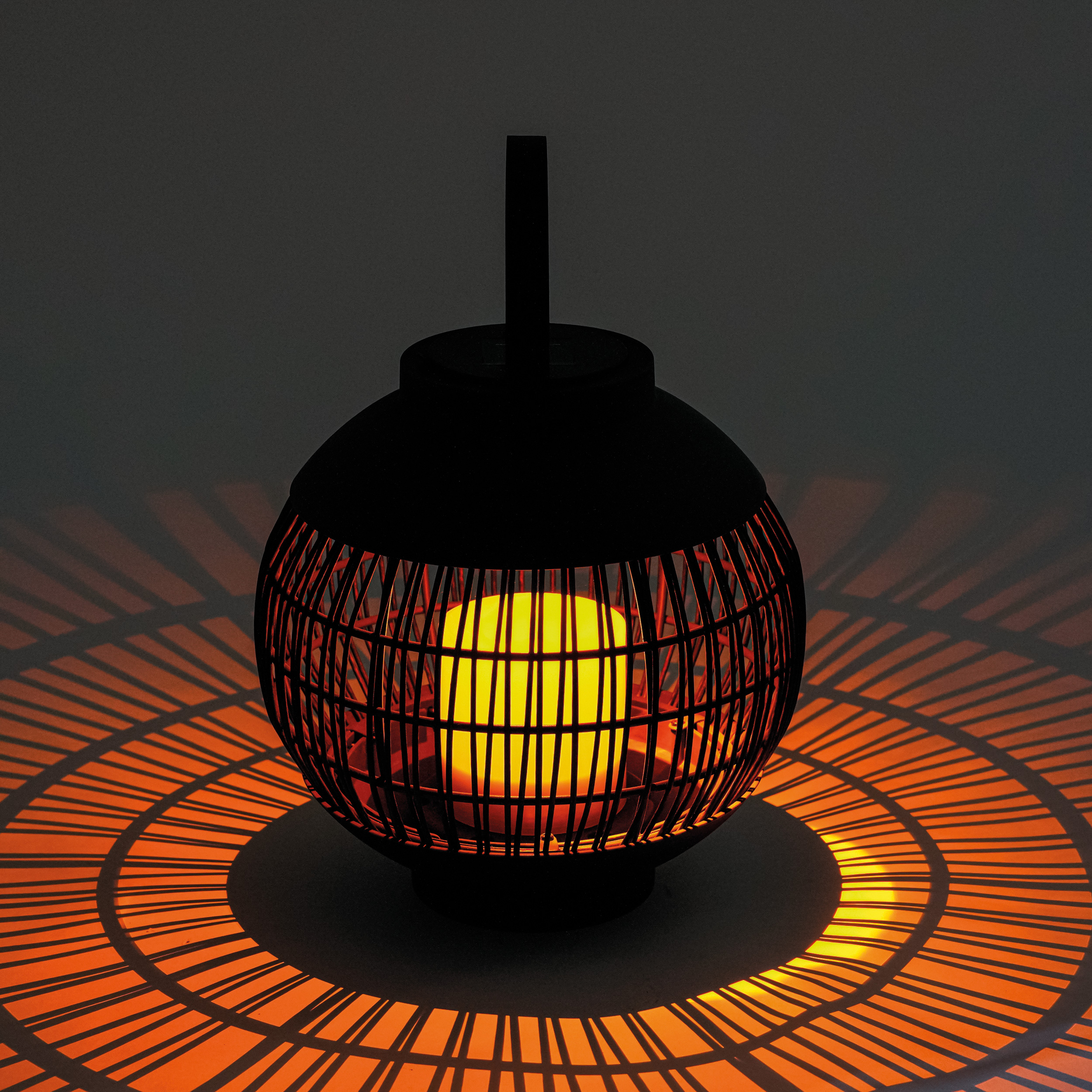 Solar Hängeleuchte Laterne Gartenlampe Außen Solarleuchte Kupfer esotec